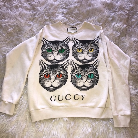 gucci mystic cat sweater